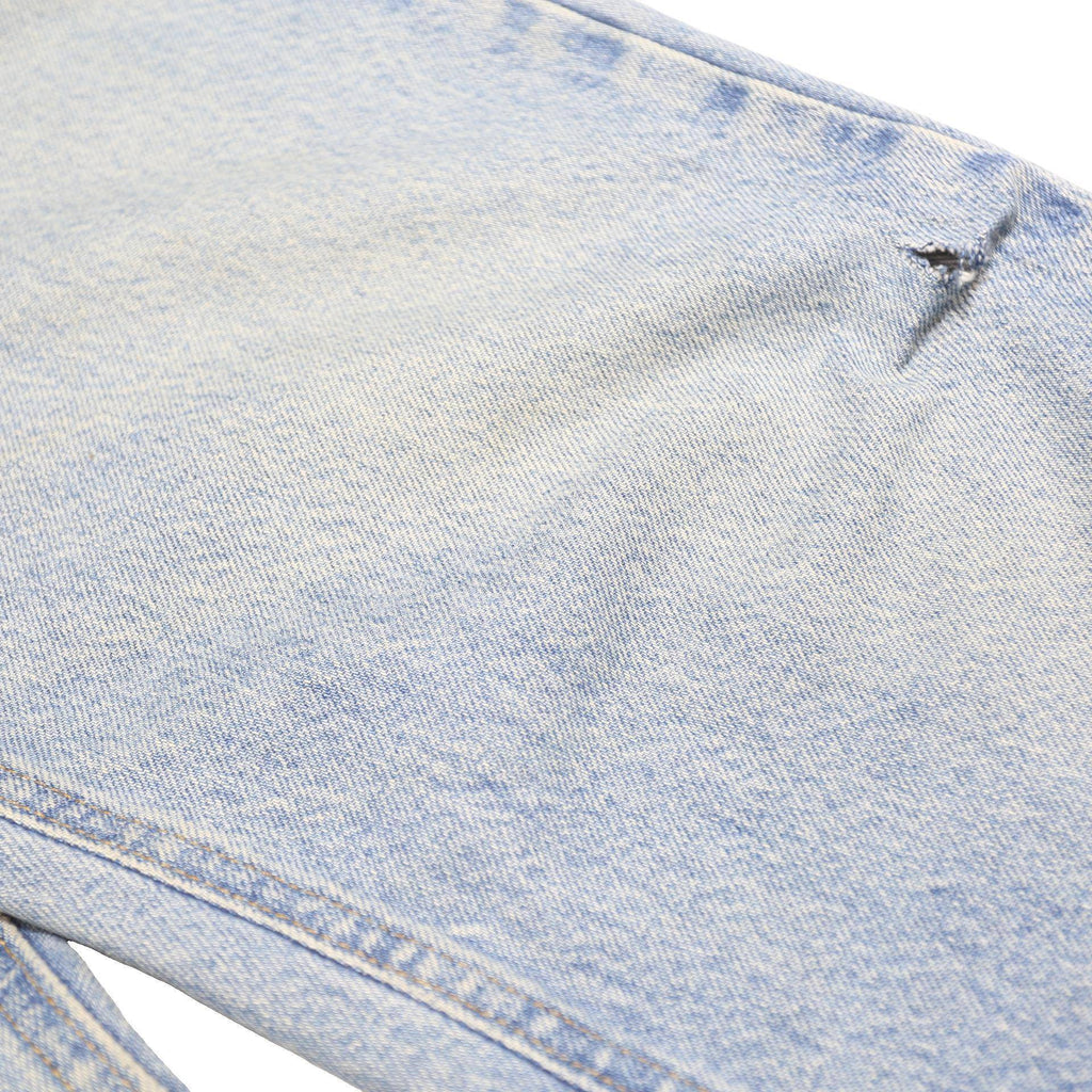 CARHARTT Mens Jeans Blue Regular Straight Denim Medium W30 L31 Workwear Zip