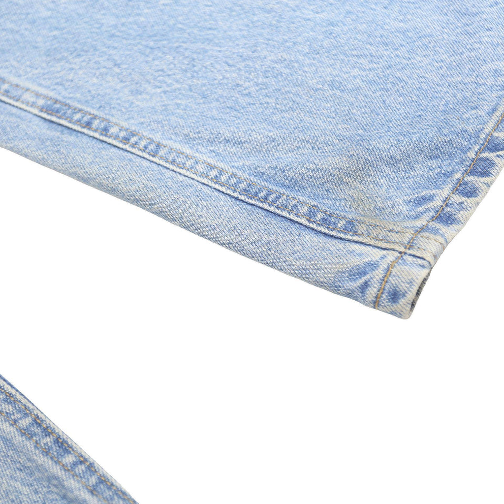 CARHARTT Mens Jeans Blue Regular Straight Denim Medium W30 L31 Workwear Zip