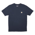 CARHARTT Mens Navy Blue Pocket T-Shirt S Short Sleeve Crew Neck Workwear