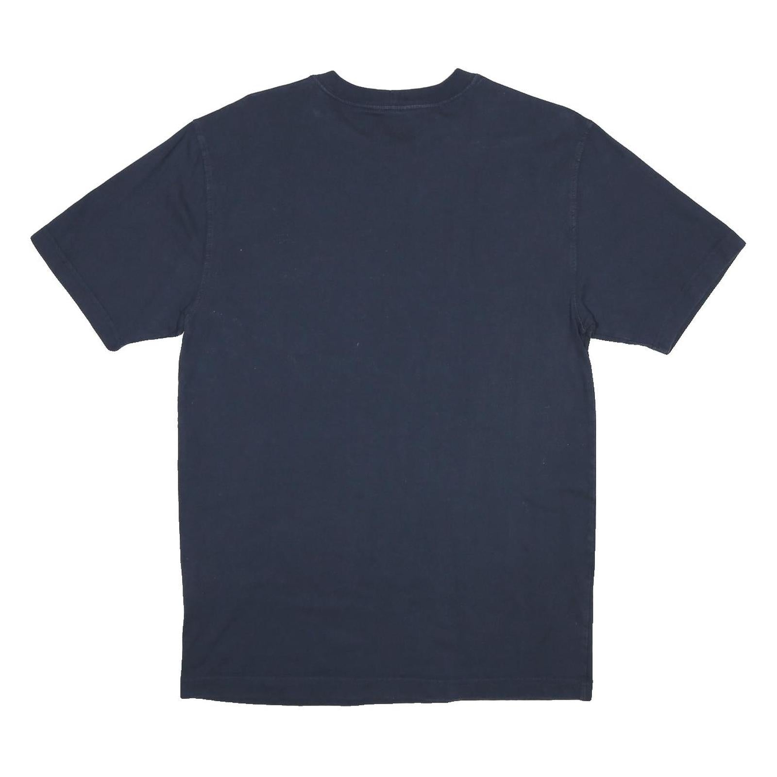 CARHARTT Mens Navy Blue Pocket T-Shirt S Short Sleeve Crew Neck Workwear