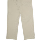 DICKIES Mens Polyester Blend Beige Slim Tapered Trousers W30 L30 Workwear