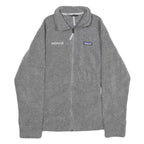 PATAGONIA Womens Grey Jacket M Polyester Plain Full Zip Lightweight Outdoor