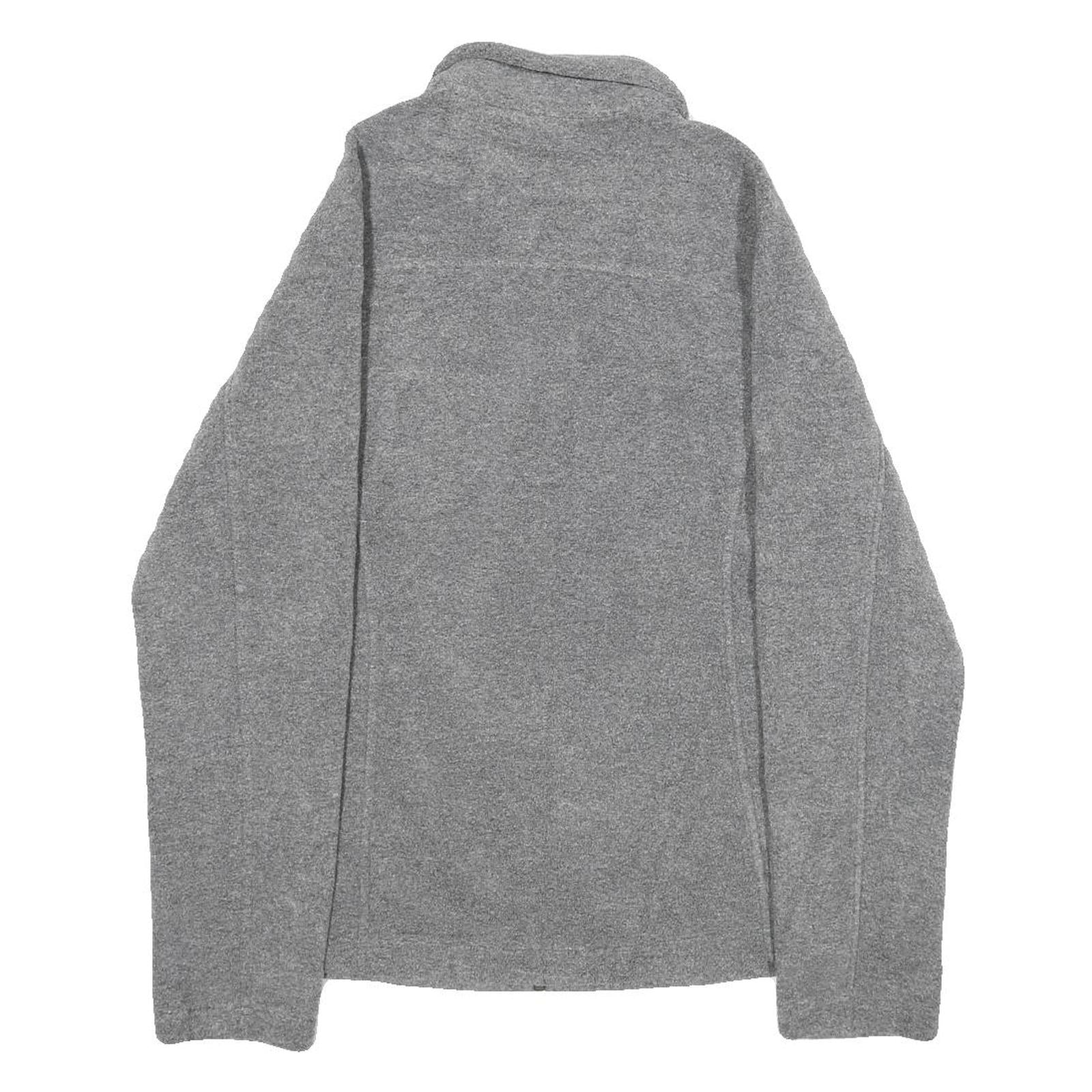 PATAGONIA Womens Grey Jacket M Polyester Plain Full Zip Lightweight Outdoor