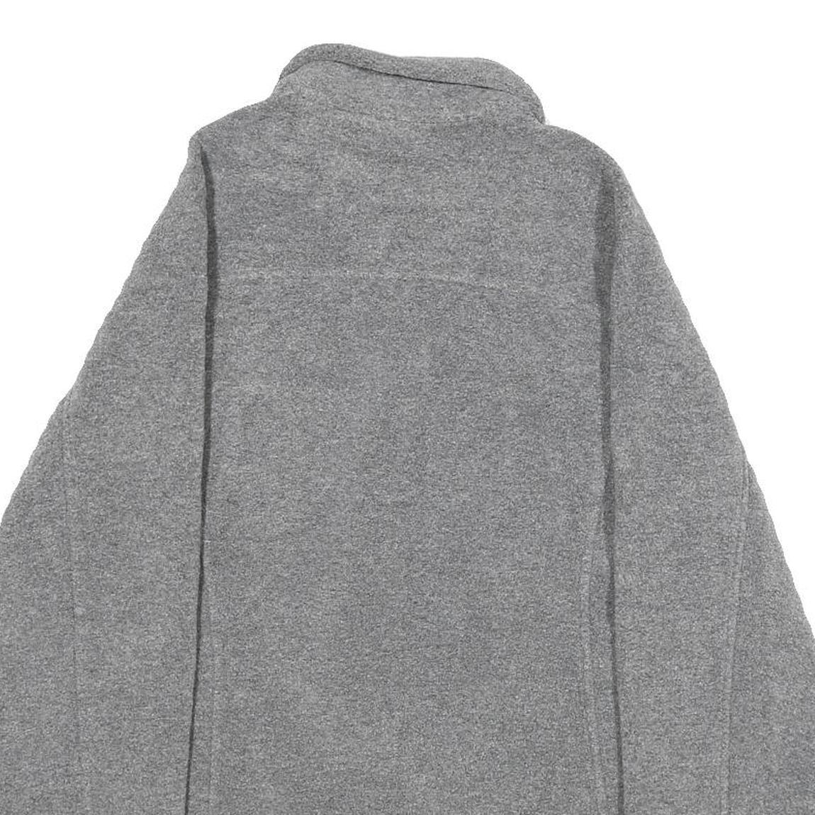 PATAGONIA Womens Grey Jacket M Polyester Plain Full Zip Lightweight Outdoor