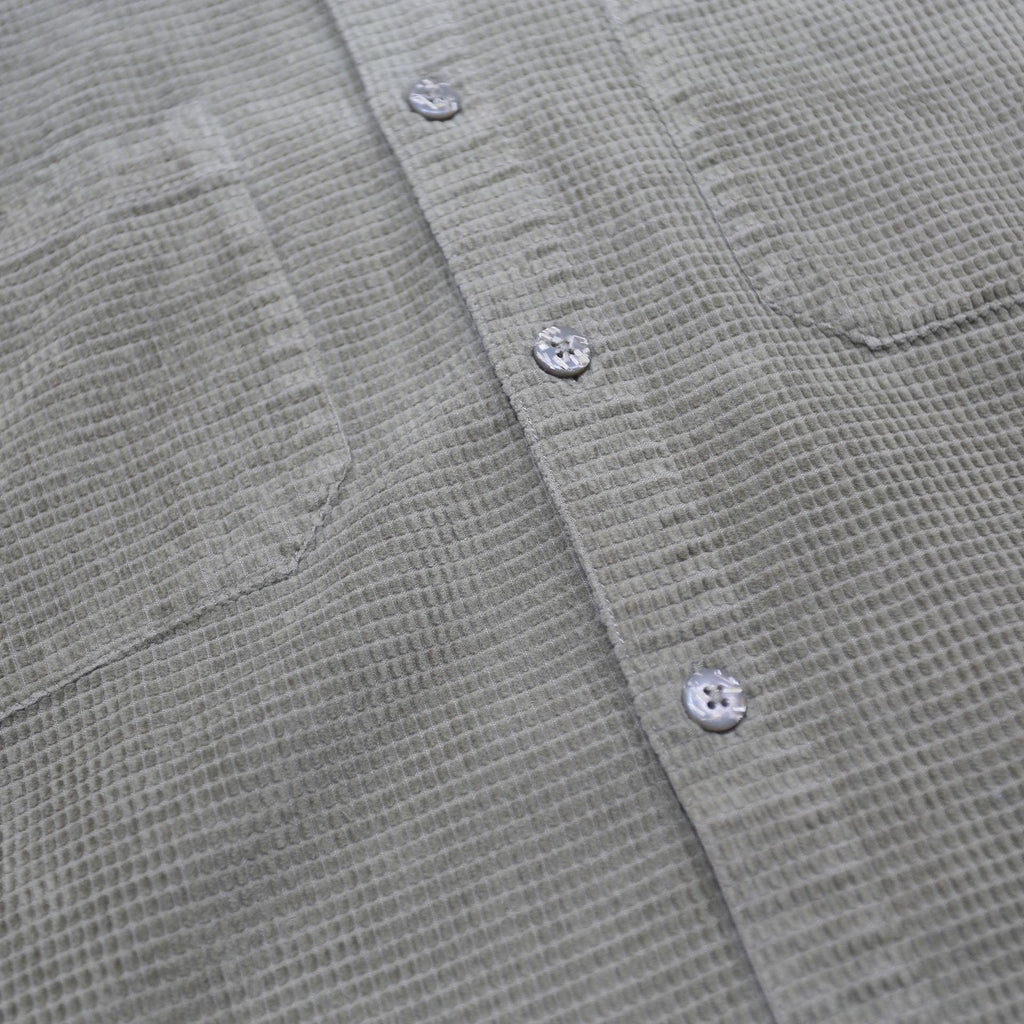 THE TERRITORY AHEAD Mens Beige Cotton Shirt M Button Front Long Sleeve Casual