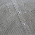 THE TERRITORY AHEAD Mens Beige Cotton Shirt M Button Front Long Sleeve Casual