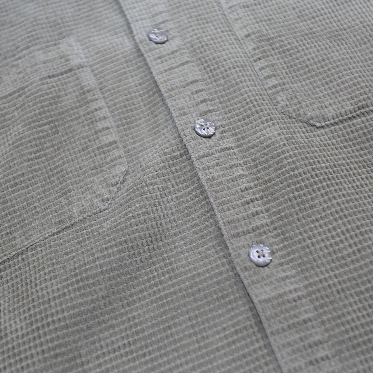 THE TERRITORY AHEAD Mens Beige Cotton Shirt M Button Front Long Sleeve Casual