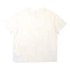 NIKE Mens White Graphic T-Shirt M Short Sleeve Crew Neck Cotton Blend Casual