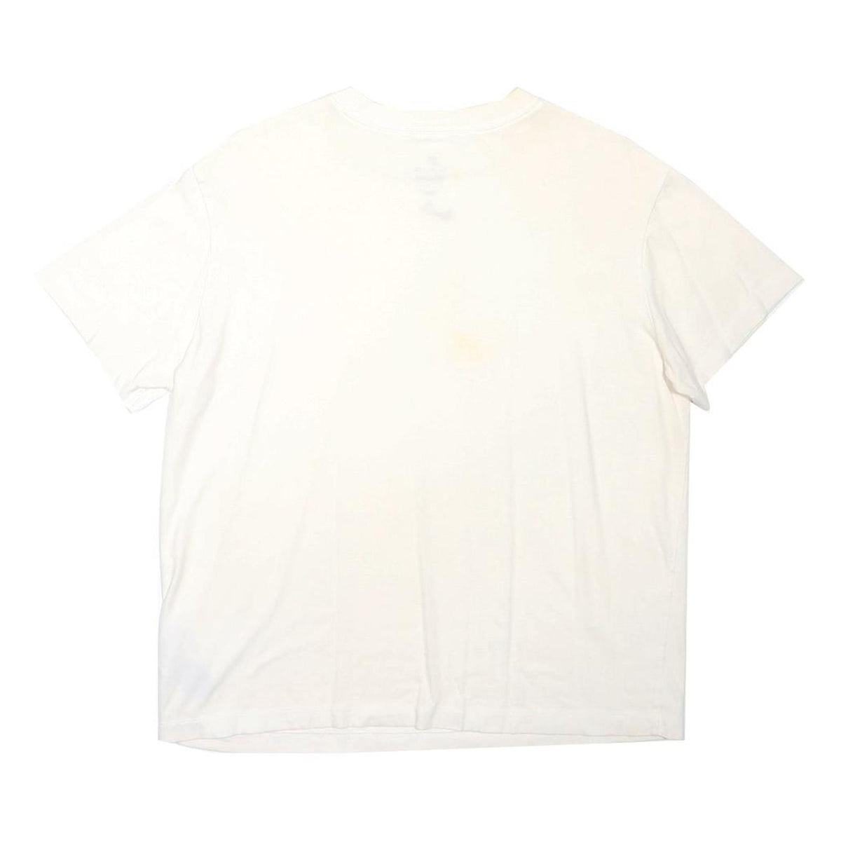 NIKE Mens White Graphic T-Shirt M Short Sleeve Crew Neck Cotton Blend Casual