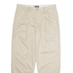 CHAPS Chino Mens Trousers Beige Regular Straight W36 L30