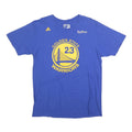 ADIDAS Mens Blue Golden State Warriors Graphic T-Shirt L Short Sleeve Crew Neck