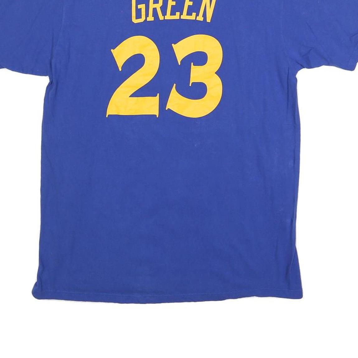 ADIDAS Mens Blue Golden State Warriors Graphic T-Shirt L Short Sleeve Crew Neck