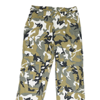 Womens Cotton Blend Camouflage Relaxed Straight Trousers W30 L28 Casual Fashion