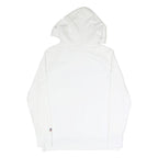 LEVI'S Mens White Pullover Hoodie S Cotton Blend Hooded Sweatshirt