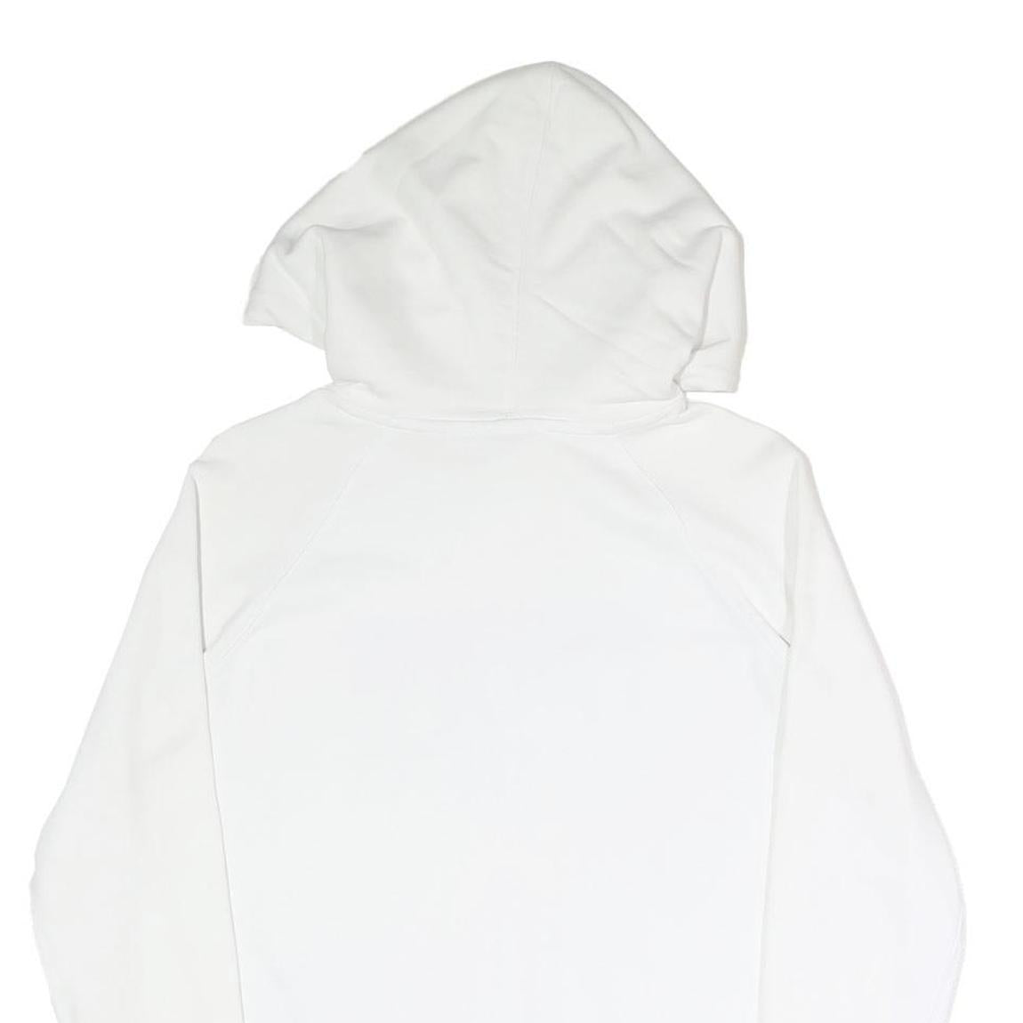 LEVI'S Mens White Pullover Hoodie S Cotton Blend Hooded Sweatshirt