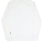 LEVI'S Mens White Pullover Hoodie S Cotton Blend Hooded Sweatshirt