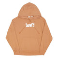 LEVI'S Womens Beige Pullover Hoodie L Cotton Blend Casual Sweatshirt