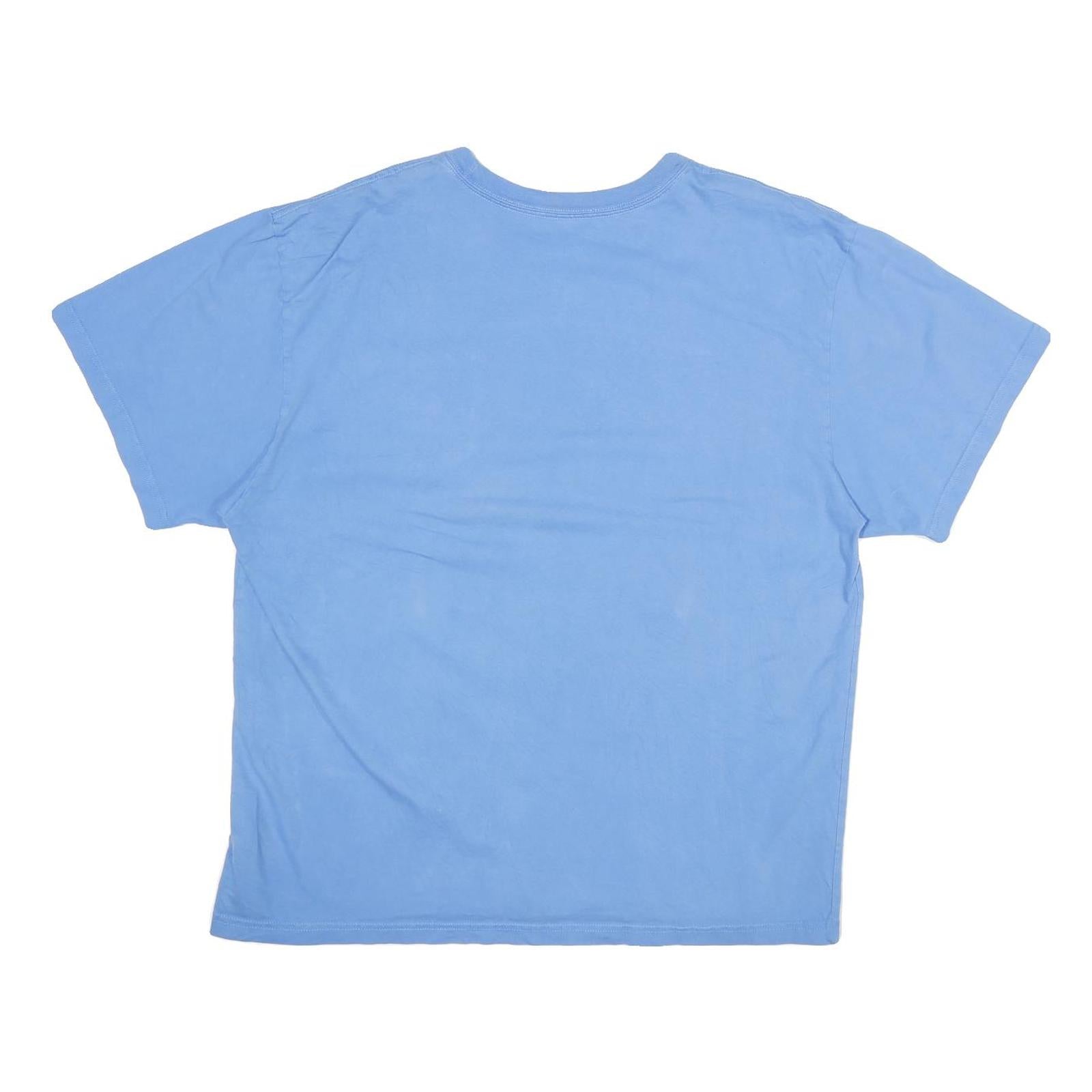 THE NORTH FACE Mens Blue Pocket T-Shirt L Short Sleeve Crew Neck Cotton Casual