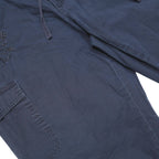 CLEO Capri Womens Navy Blue Casual Cargo Shorts M W31 Drawstring Pockets