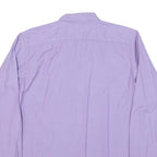RALPH LAUREN Mens Purple Slim Fit Shirt S Cotton Blend Classic Button-Down
