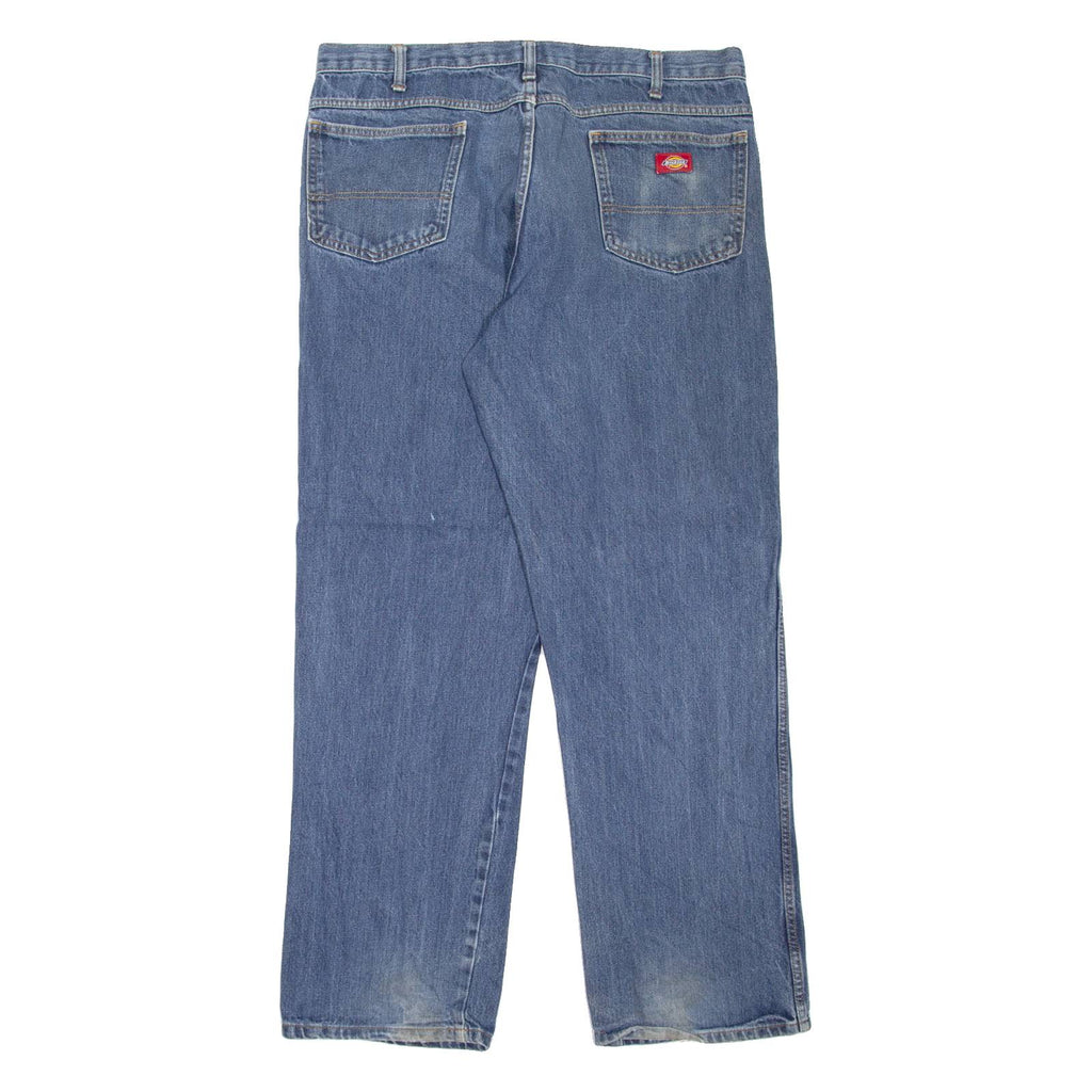 DICKIES Workwear Mens Jeans Blue Regular Straight W38 L34