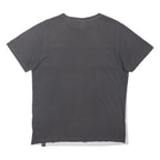 ELLESSE Mens Grey & White Colourblock Logo Graphic T-Shirt M Short Sleeve Crew