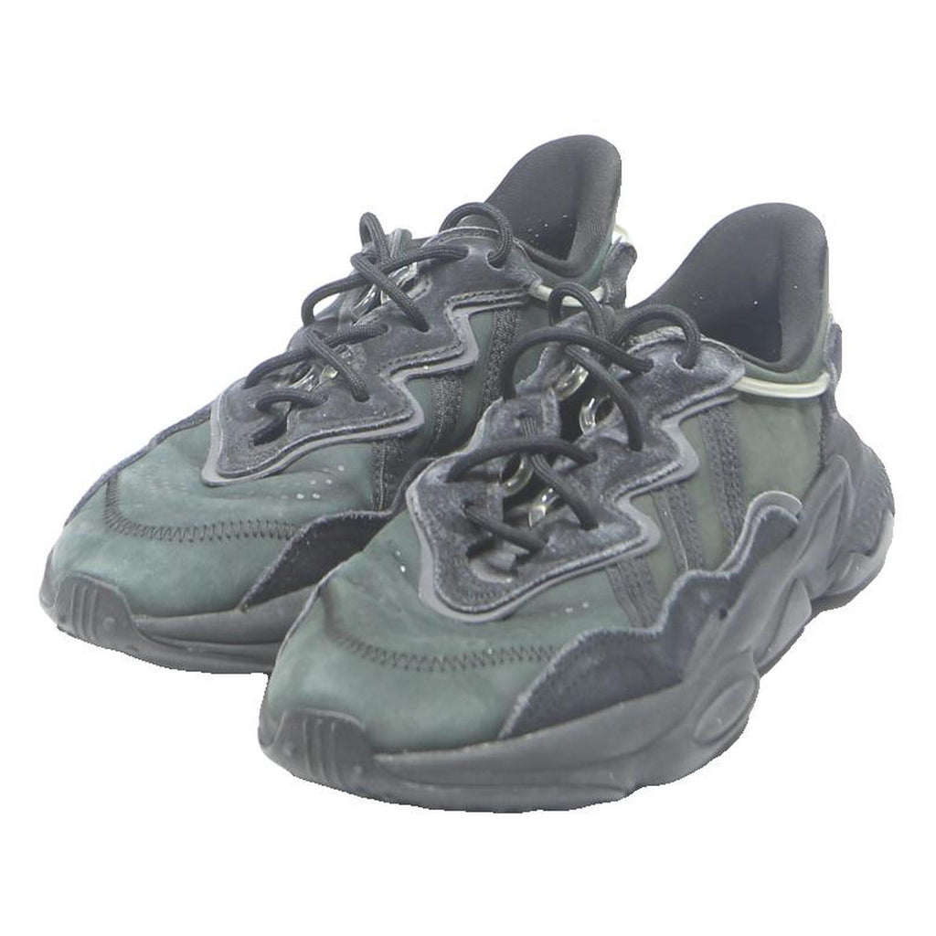 ADIDAS Ozweego Womens Black & Dark Green Synthetic Trainers UK 6 Chunky Sport