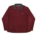 CRAGHOPPERS Mens Maroon Polyester Plain Pullover Crew Neck Basic Knit XL Outdoor