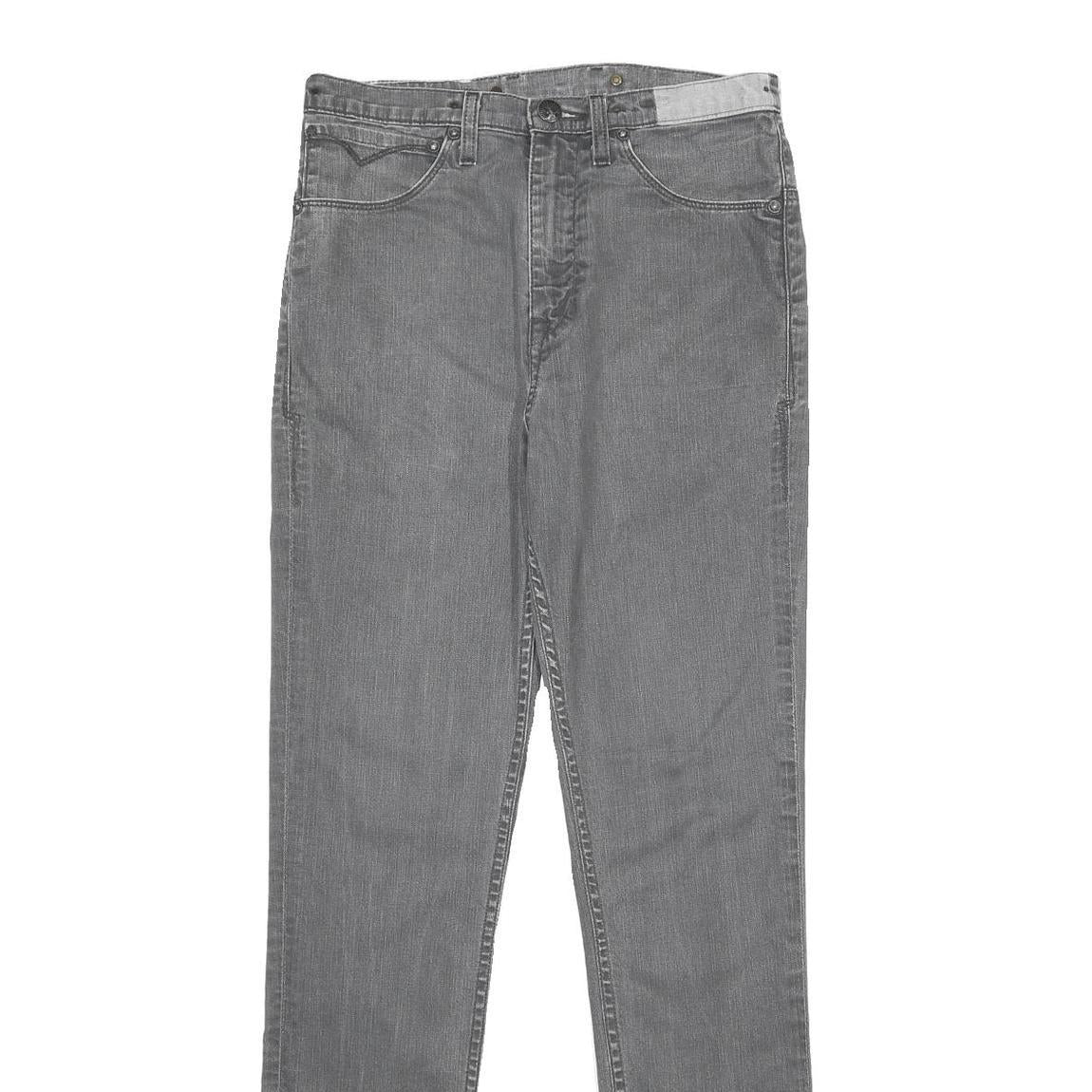 LEVI'S Blue Star Mens Jeans Grey Regular Straight Denim Medium W30 L32