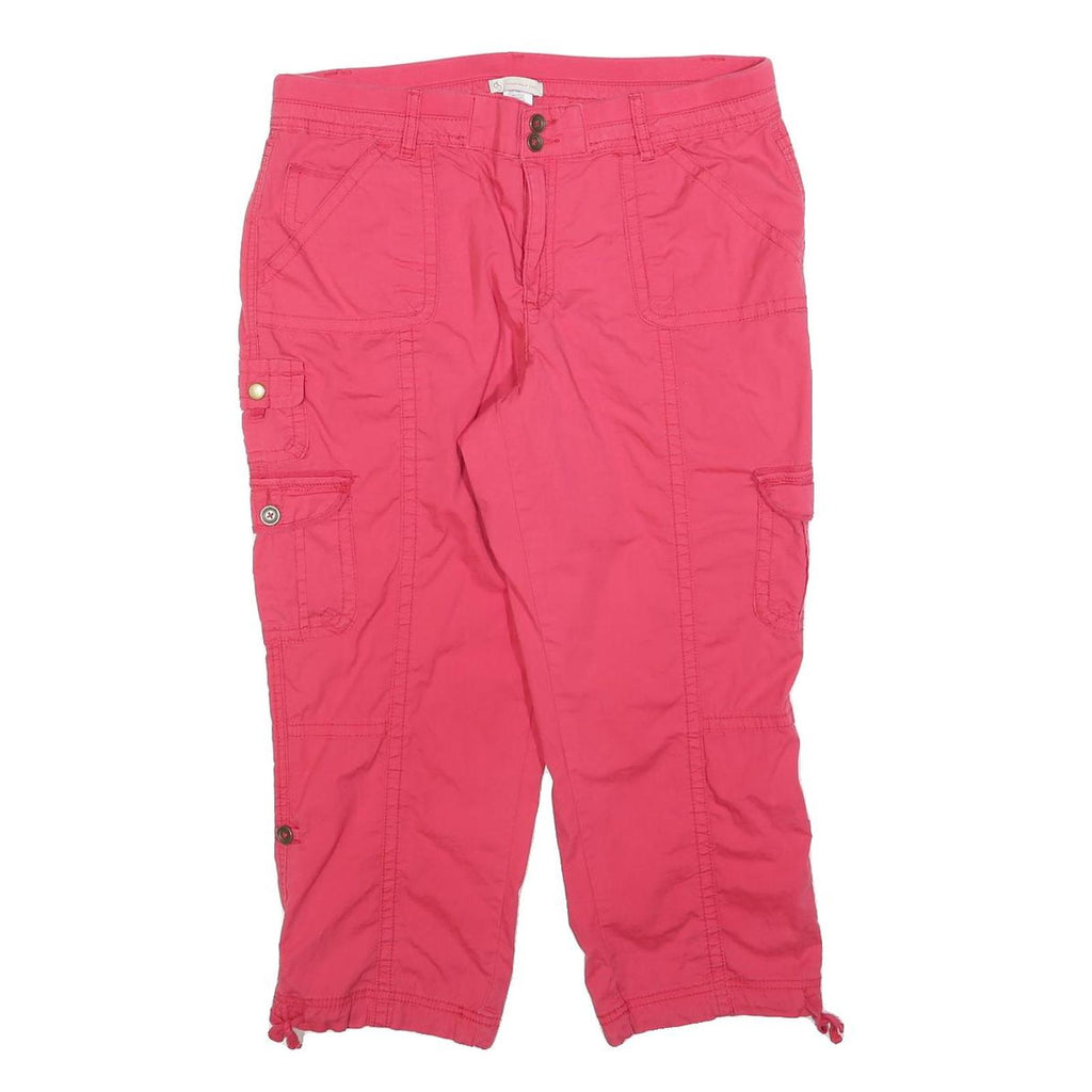 CB Womens Shorts Pink Cargo M W32 Casual Cotton Blend Pocket Design