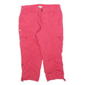 CB Womens Shorts Pink Cargo M W32 Casual Cotton Blend Pocket Design