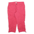 CB Womens Shorts Pink Cargo M W32 Casual Cotton Blend Pocket Design