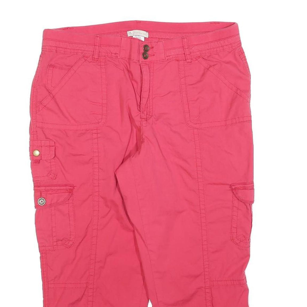 CB Womens Shorts Pink Cargo M W32 Casual Cotton Blend Pocket Design