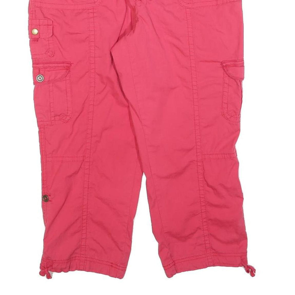 CB Womens Shorts Pink Cargo M W32 Casual Cotton Blend Pocket Design