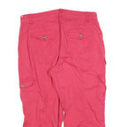 CB Womens Shorts Pink Cargo M W32 Casual Cotton Blend Pocket Design