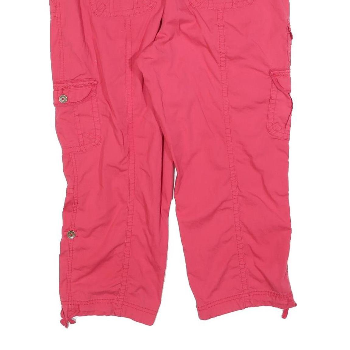 CB Womens Shorts Pink Cargo M W32 Casual Cotton Blend Pocket Design