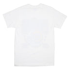 DELTA Mens White St Louis Rams Graphic T-Shirt M Short Sleeve Crew Neck Super