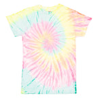 KRAZY TEES Tie Dye Womens T-Shirt Pink S