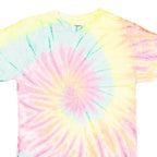 KRAZY TEES Tie Dye Womens T-Shirt Pink S