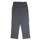 DICKIES Mens Polyester Blend Black Regular Straight Trousers W32 L32 Workwear