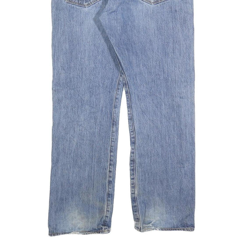 LEVI'S 501 Mens Jeans Blue Regular Straight Denim Light W38 L32 Classic Fit