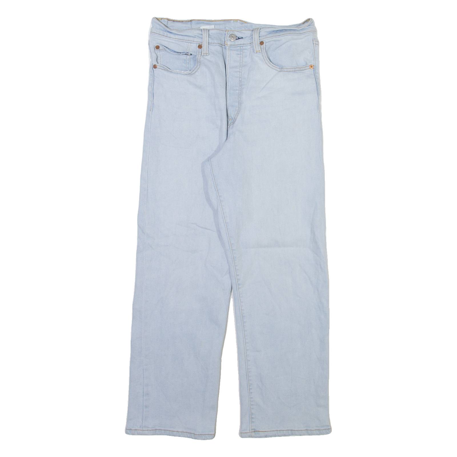 LEVI'S Womens Jeans Blue Regular Straight W30 L27