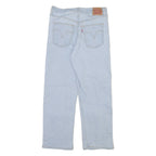 LEVI'S Womens Jeans Blue Regular Straight W30 L27