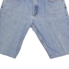 WRANGLER Mens Denim Blue Shorts L W36 Classic Fit Cotton Blend Casual