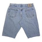 WRANGLER Mens Denim Blue Shorts L W36 Classic Fit Cotton Blend Casual