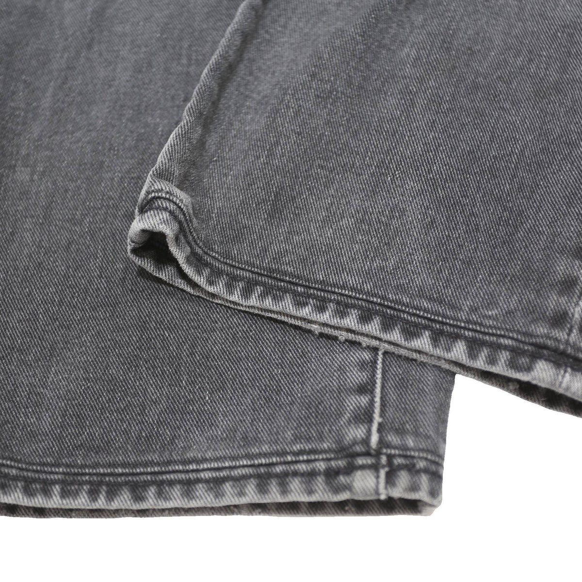 CARHARTT Mens Jeans Grey Regular Straight Denim Medium W32 L26 Zip Cotton