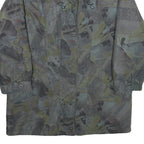 DEL MOD INTERNATIONAL Womens Grey Jacket UK 12 Polyester Zip Patterned Casual