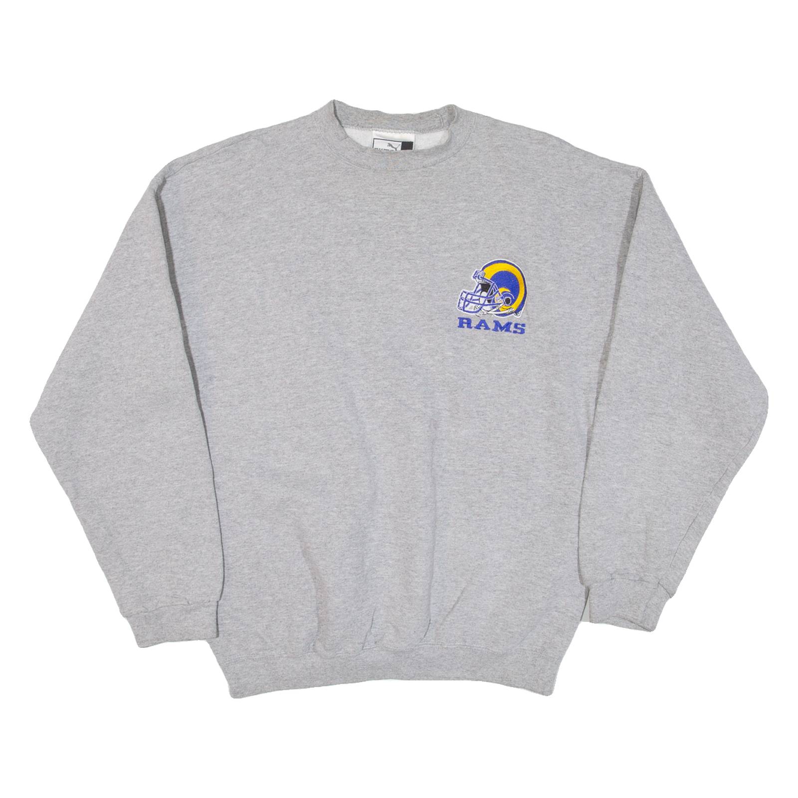 PUMA Rams Mens Sweatshirt Grey USA L