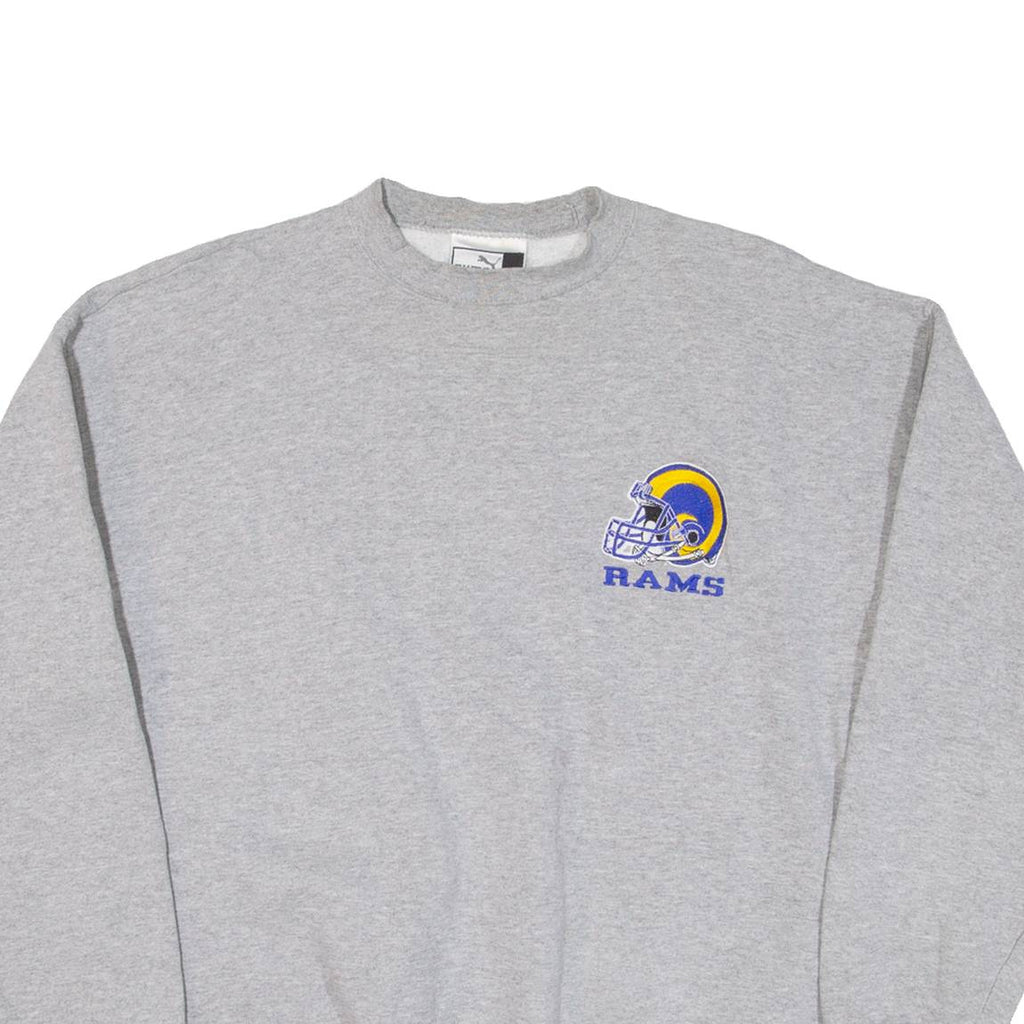 PUMA Rams Mens Sweatshirt Grey USA L