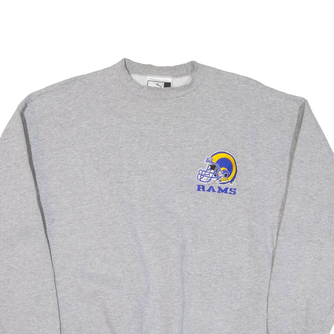 PUMA Rams Mens Sweatshirt Grey USA L